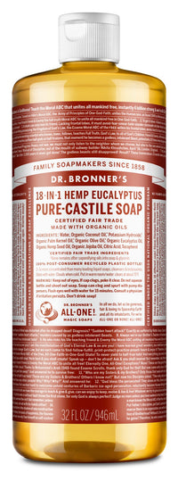 Dr. Bronners Pure-Castile Liquid Soap - Eucalyptus