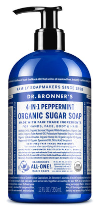 Dr. Bronners Organic Pump Soap - Peppermint