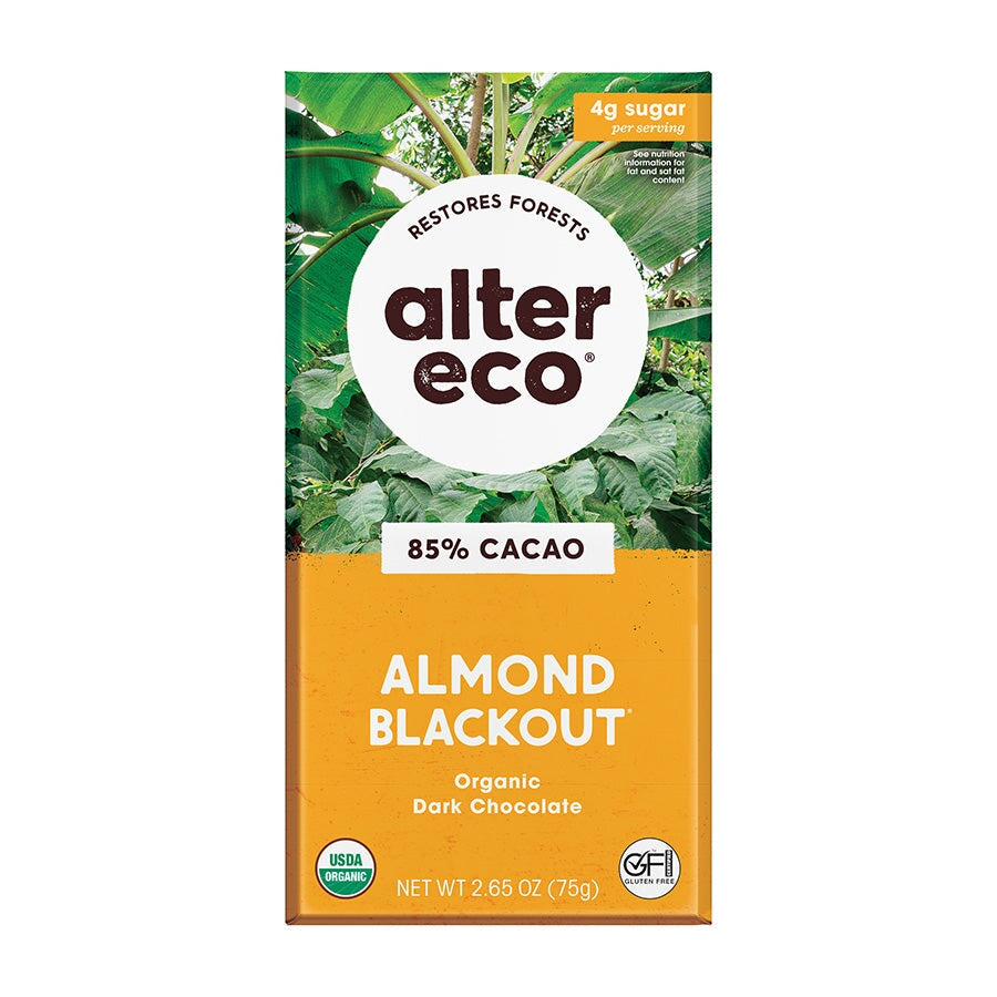 Alter Eco Almond Blackout 85% Cacoa