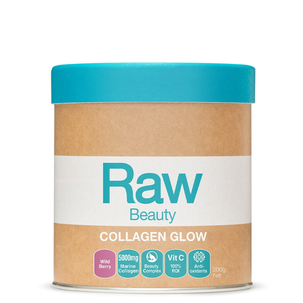 Amazonia Raw Beauty Collagen Glow Wild Berry Powder