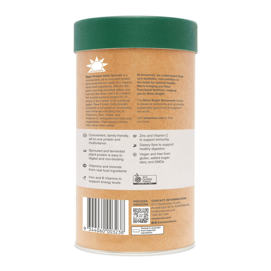 Amazonia Raw Protein Daily Nourish Chocolate 500g