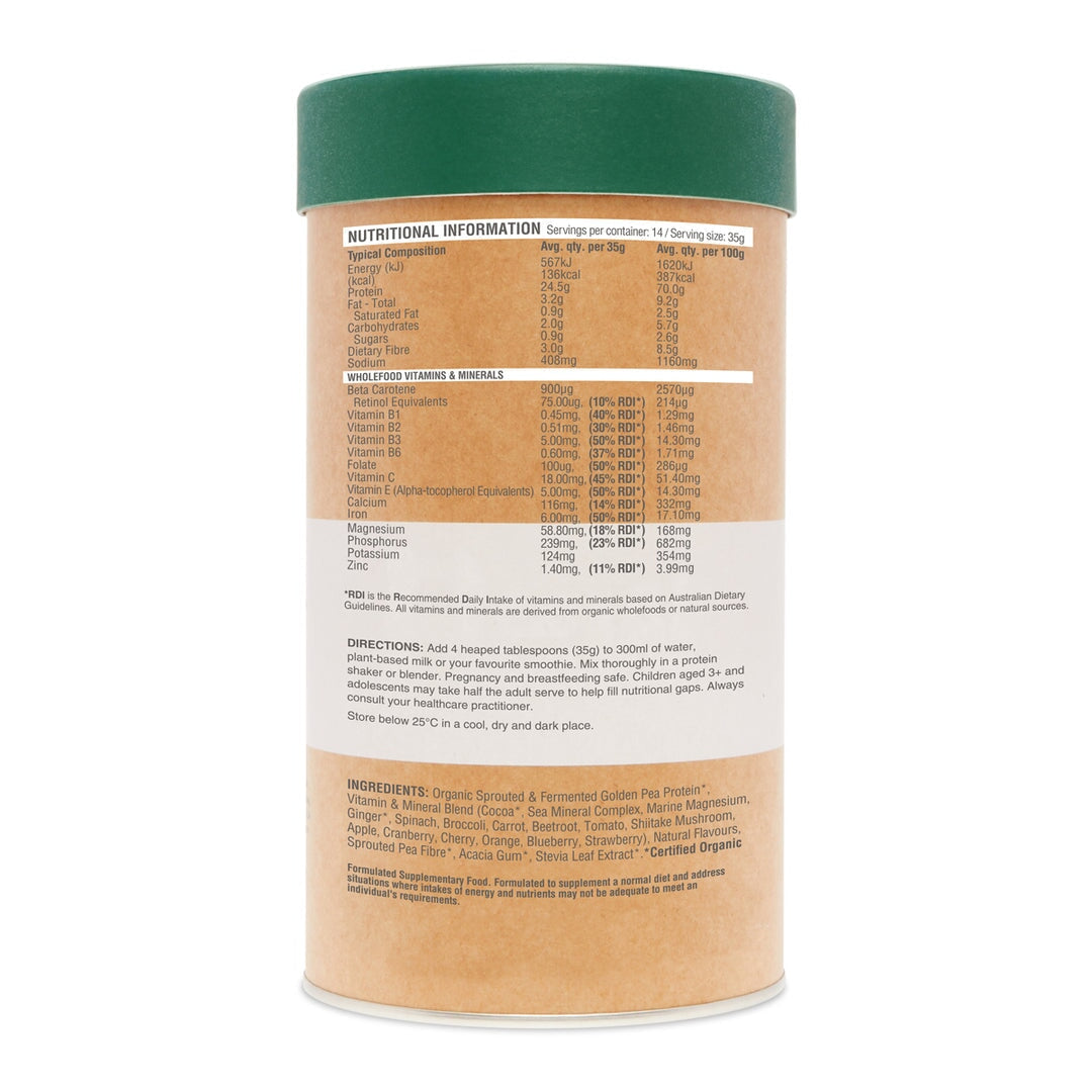 Amazonia Raw Protein Daily Nourish Chocolate 500g