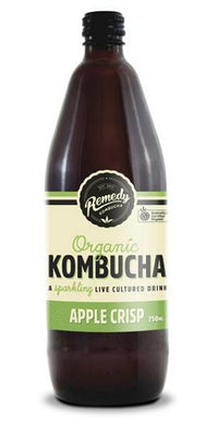 Remedy Apple Crisp Kombucha 750ML | Mr Vitamins