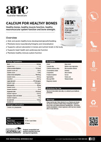 Australian Natural Care Calcium for Healthy Bones 90 Tablets