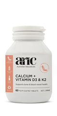 Australian Natural Care Calcium + Vit D & K2 60 Tablets
