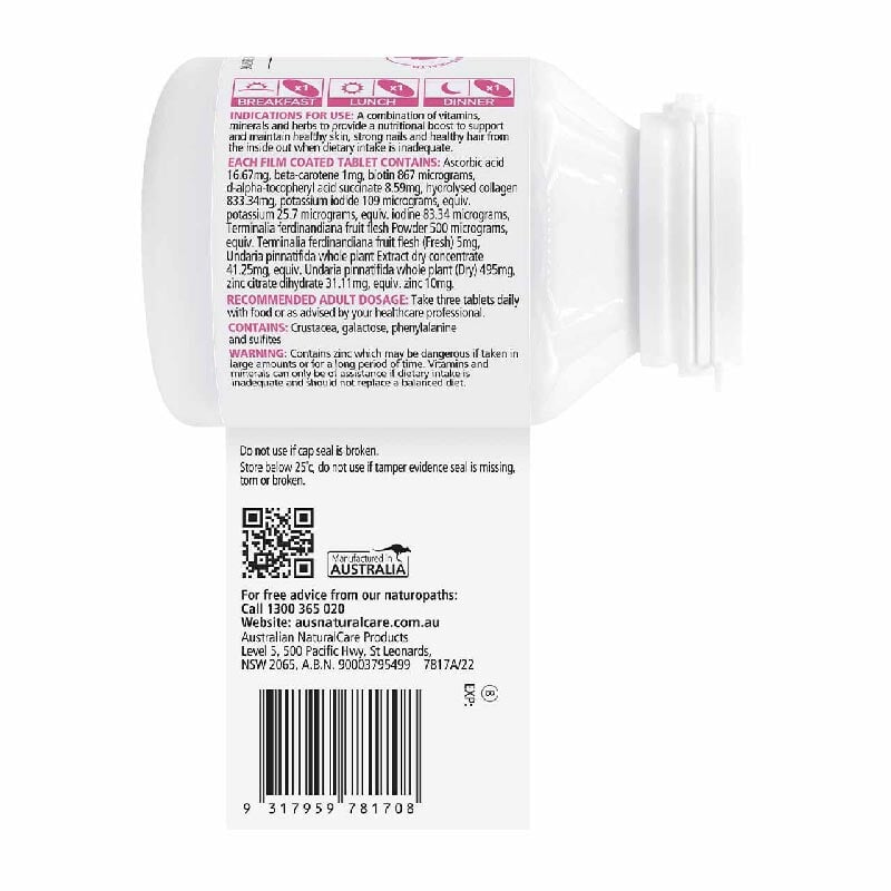 Australian Natural Care Hair Skin & Nails Complex