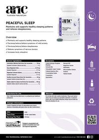 Australian Natural Care Peaceful Sleep | Mr Vitamins