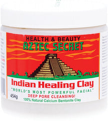 Aztec Secret 100% Natural Calcium Bentonite Clay Facial Clay