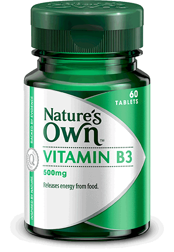 Natures Own Vitamin B3 500mg