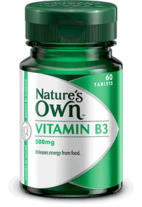 Natures Own Vitamin B3 500mg