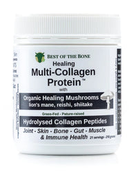 Best of the Bone Multiple Collagen Peptide Powder With Organic Mushrooms | Mr Vitamins