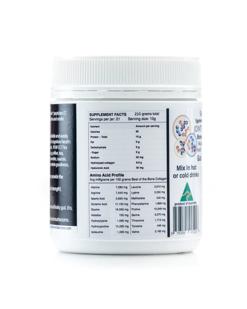 Best of the Bone Multiple Collagen Peptide Powder With Organic Mushrooms