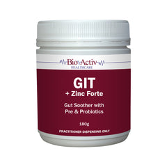 BioActiv Healthcare GIT and Zinc Forte Gut Soother with Pre and Probiotics