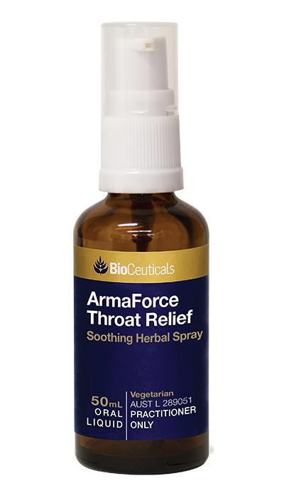 BioCeuticals ArmaForce Throat Relief Oral Liquid
