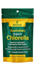 Biogenesis Australian Organic Chlorella 300 Mini 200mg Tablets Sachet