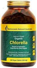 Biogenesis Australian Organic Chlorella 600 Tablets
