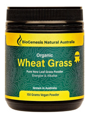 Biogenesis Australian Organic Wheat Grass 150g Powder
