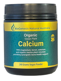 Biogenesis Organic Ocean Plant Calcium 240g Powder | Mr Vitamins