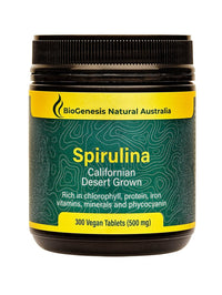 Biogenesis Spirulina Californian Desert Grown 300 Tablets | Mr Vitamins