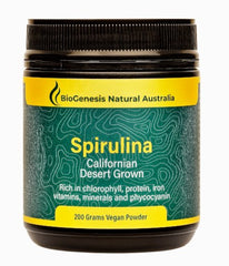 Biogenesis Spirulina Californian Desert Grown Powder