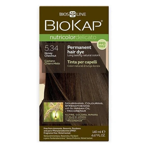 Biokap Nutricolor Delicato Rapid 5.34 Honey Chestnut