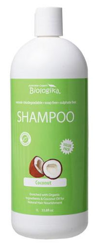 BIOLOGIKA COCONUT SHAMPOO 1LT 1L Coconut| Mr Vitamins
