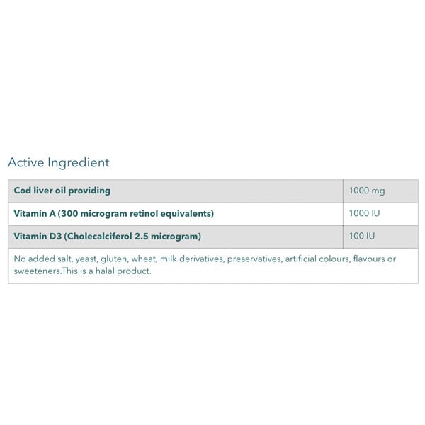 Blackmores Cod Liver Oil 1000mg