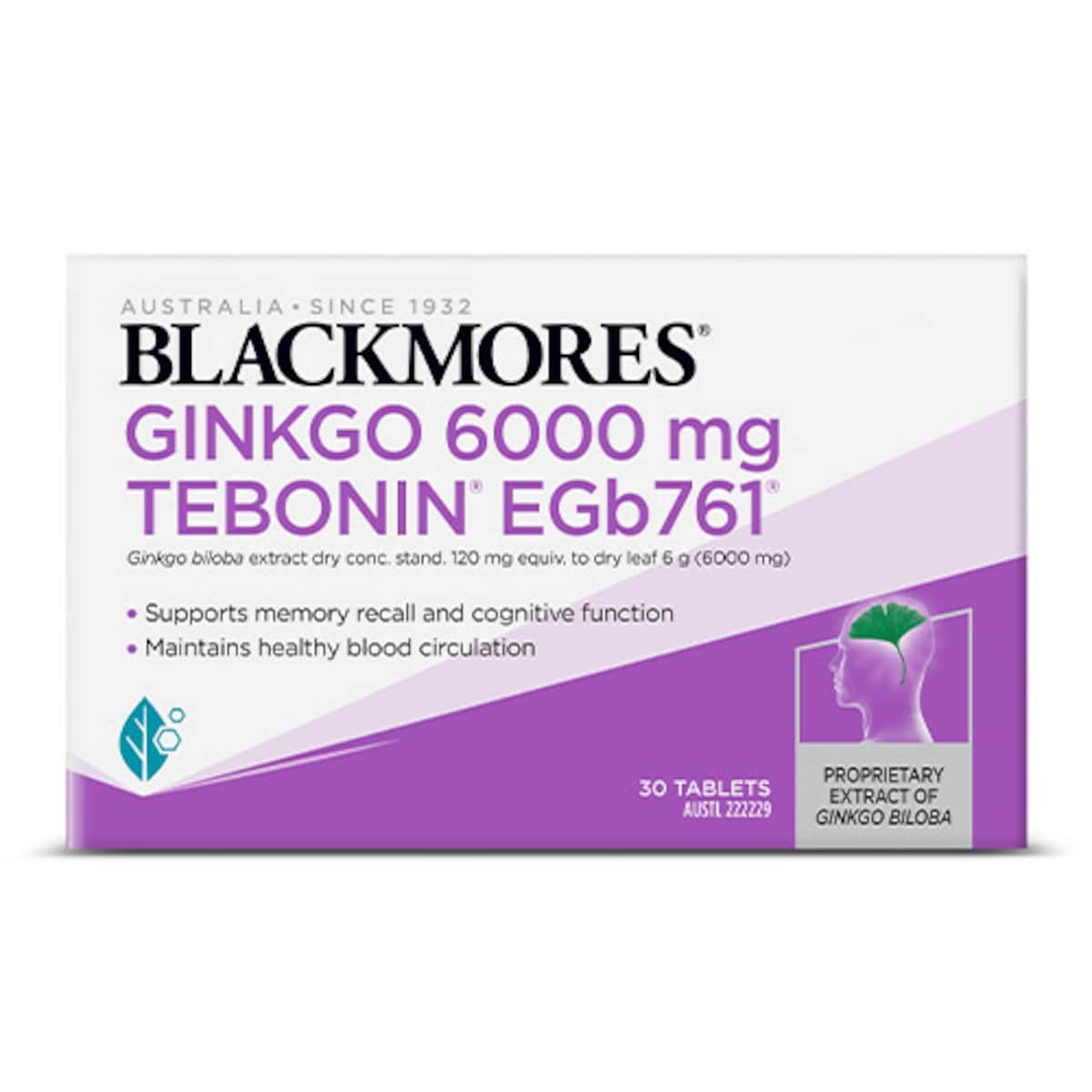 Blackmores Ginkgo 6000mg