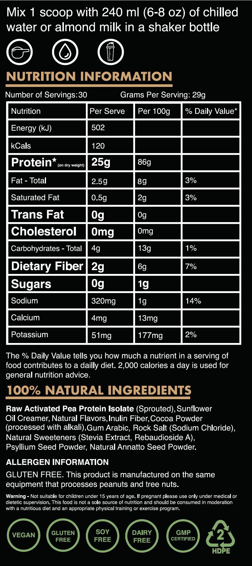 Blessed Protein Natural Plant Based Protein
