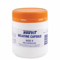 Bonvit Empty Gelatine Capsules Size 0
