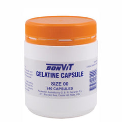 Bonvit Empty Gelatine Capsules Size 00