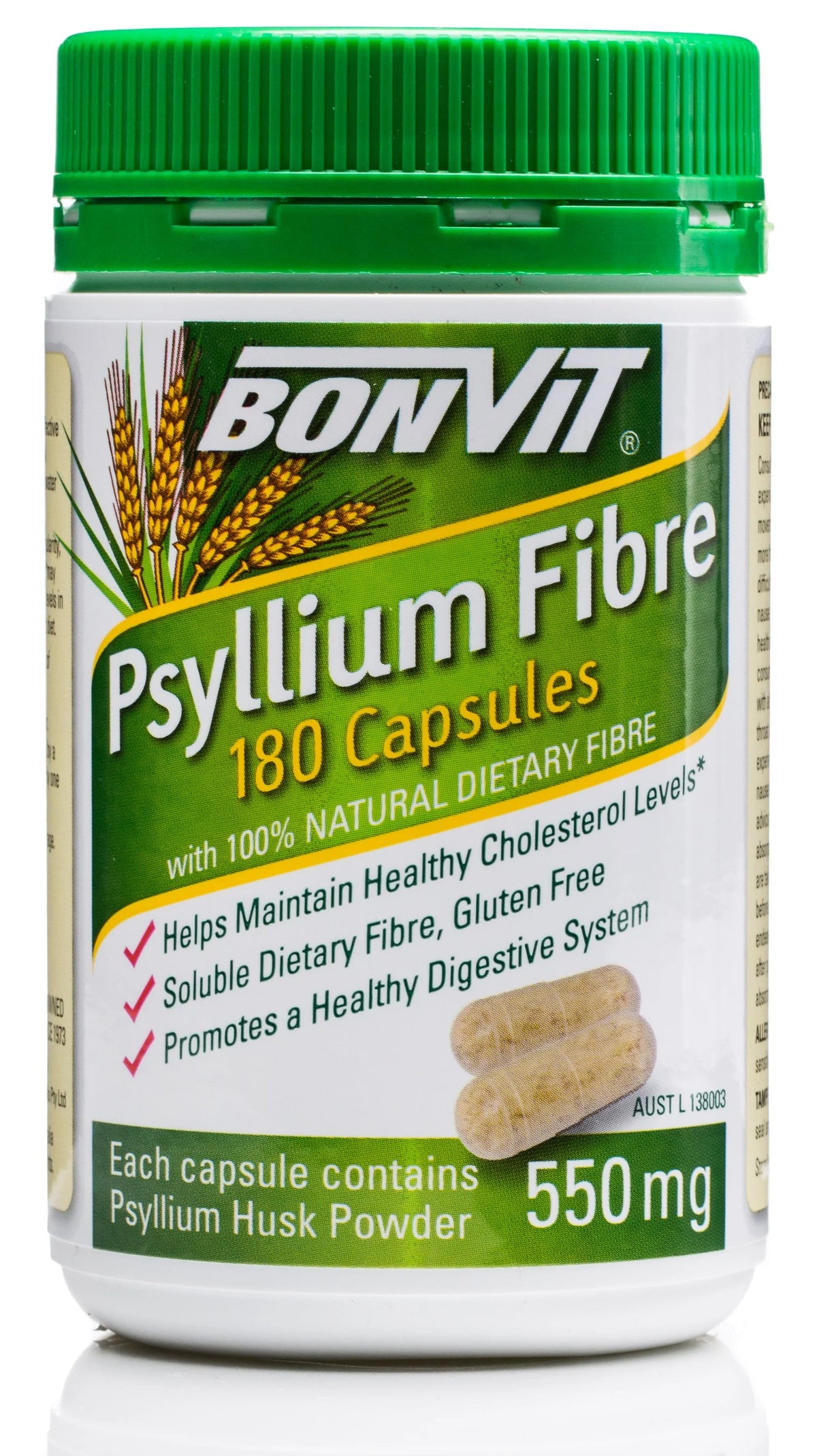 Bonvit Psyllium Fibre 550Mg