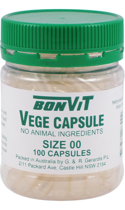 Bonvit Empty Vege Capsule Size 00
