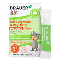 Brauer Daily Digestion & Regularity Probiotic for Kids | Mr Vitamins
