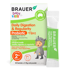 Brauer Daily Digestion & Regularity Probiotic for Kids