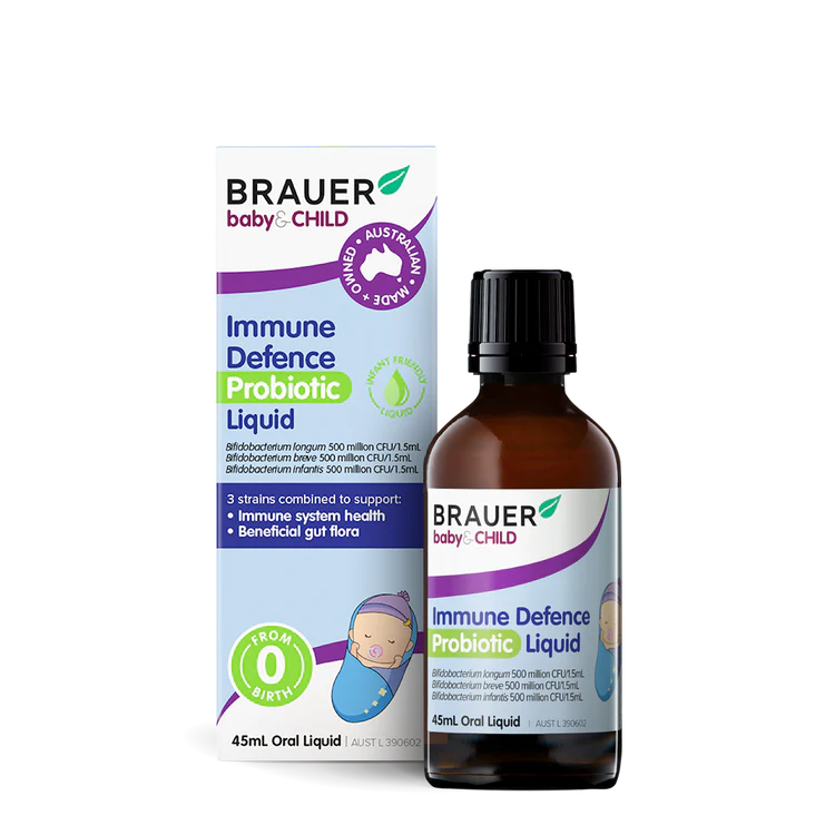 Brauer Immune Defence Probiotic Liquid for Infants