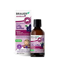 Brauer Sambucus Black Elderberry Little Sniffles for Infants & Kids | Mr Vitamins