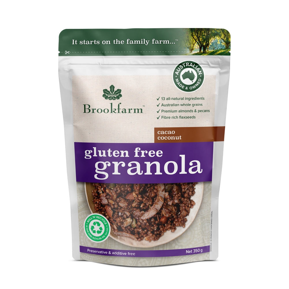 Brookfarm Gluten Free Cacao and Coconut Granola
