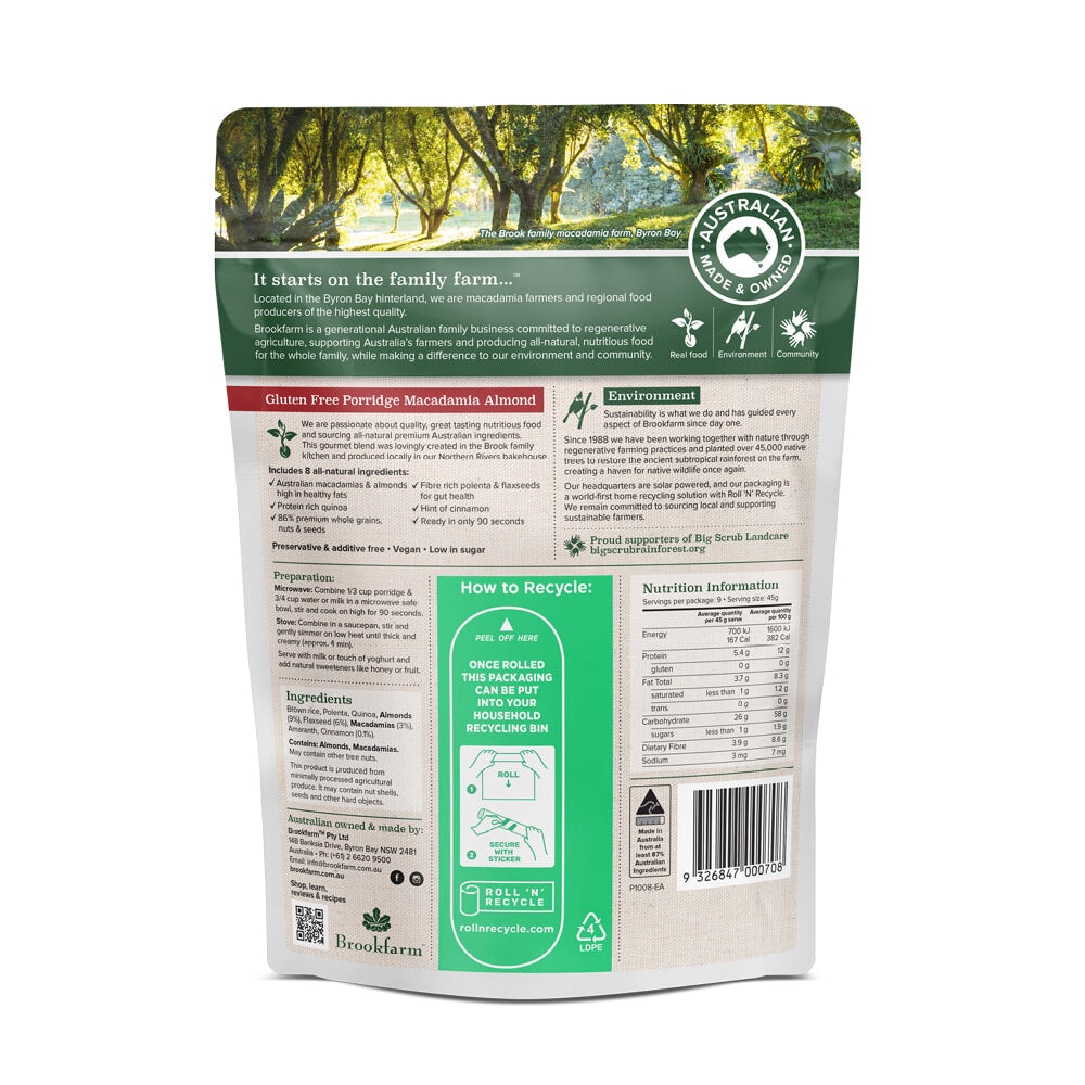 Brookfarm Gluten Free Porrij
