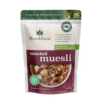 Brookfarm Toasted Macadamia Muesli with Apricot & Coconut | Mr Vitamins