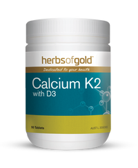 Herbs Of Gold Calcium K2 With D3