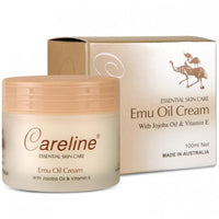 CARELINE EMU OIL CREAM JAR 100ML | Mr Vitamins
