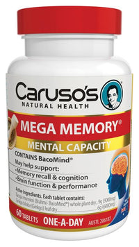 CARU MEGA MEMORY 60T 60 Tablets | Mr Vitamins