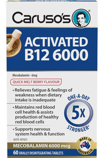 Carusos Activated B12 6000 | Mr Vitamins