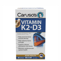 Carusos Vitamin K2+D3 One A Day