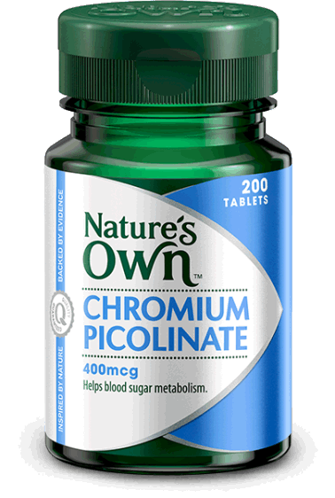 Natures Own Chromium Picolinate 400mcg