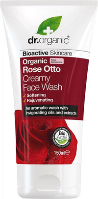 Dr Organic Creamy Face Wash Organic Rose Otto 150ml