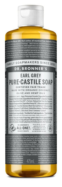 DR Bronners Earl Grey Liquid Castile - Limited Edition | Mr Vitamins