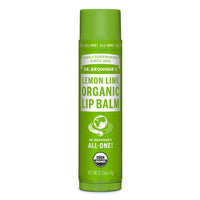 Dr. Bronners Organic Lip Balm - Lemon Lime | Mr Vitamins