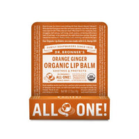 Dr. Bronners Organic Lip Balm - Orange Ginger - NEW | Mr Vitamins